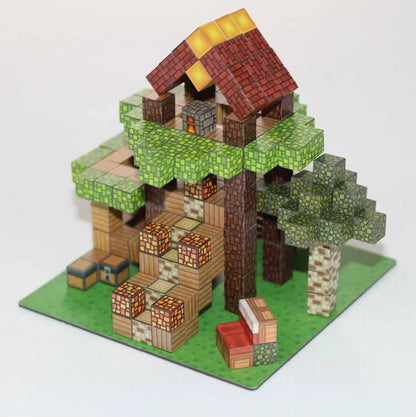 Glowing Magnetic Blocks Set