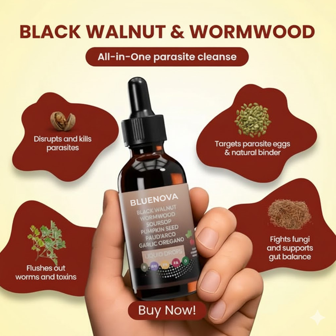 Desintoxicación de parásitos con ajenjo y nogal negro